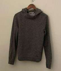 Alexander Wang Gray Long Sleeve Cozy Comfy Hoodie Sweatshirt Size XS