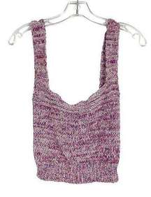 Lovers and Friends Marlene Pink Knit Tank Top Sz S