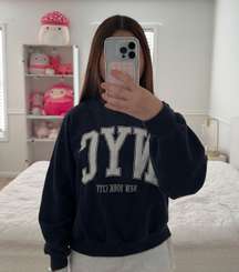 NYC Navy Crewneck