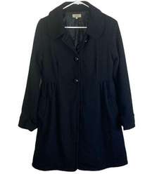 Piko 1988 Wool Blend Swing Peacoat Size S