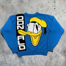 RARE Authentic  Vintage 1990's Donald Duck Oversized Knit Sweater