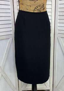 Kasper Pencil Skirt Black 4 Career