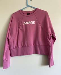 Cropped Pink Sweater Small