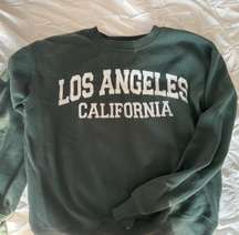 Green Los Angles Crewneck