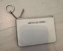 White Micheal Kors Card Holder