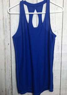 Xersion Womens Blue Racerback Tank Sz M