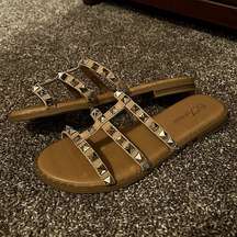 NWOB Forever - Gold Studded Sandals