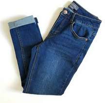 Harper Crop Skinny Jeans Dark Wash Size 26