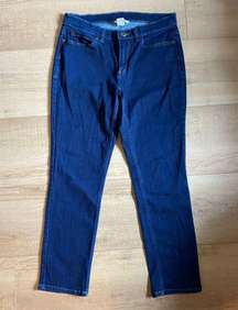 Duluth Trading & Co Size 6 Dark Wash Skinny Jeans