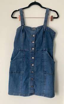 Denim Overall Dress