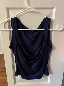 Navy Blue Top