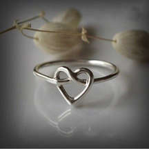 Heart Ring Sz8