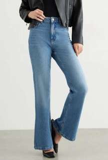 taille ultra-haute Hailey flare jeans