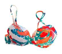 Raisins Juniors' Printed Moonshadow Underwire Bikini Top - Riviera Maya Multi L