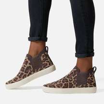 Rothy’s Wildcat Cheetah Print Chelsea Sneaker Sz.7.5