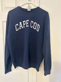 Cape Cod Navy Blue Crewneck Sweatshirt