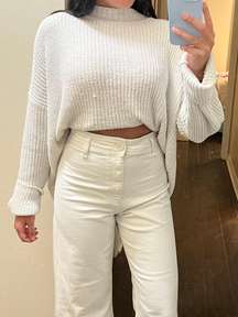 Oversized White Sweater