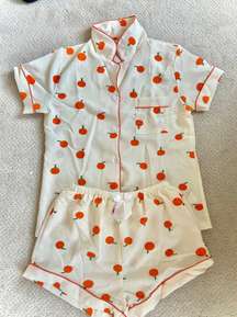 Orange Summer PJ Set