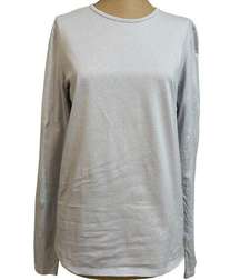 The Row Pale Blue Sherman Cotton Jersey Long Sleeve size Medium
