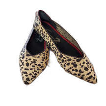 Seven7 Elsa Leopard Print Pointed Toe Ballet Slipper Flats Women's Size 9