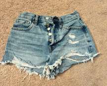 vintage high rise shorts