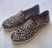 ROTHY'S Leopard Cheetah Print Slip On  Sneakers Women's Size 9.5