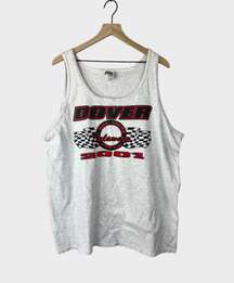 Vintage 2001 Dover One Tough Delaware Mile Racing Tank Top