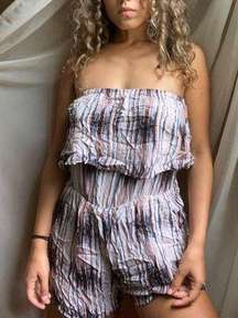 Tie Dye Style Romper Size Large