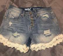 Mossimo Denim High Rise Short Short