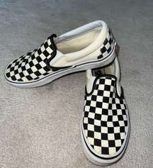 Checkered Slip-Ons