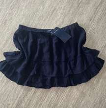 Navy Mini Skirt
