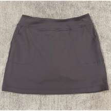 FootJoy Performance Knit Black Golf Skirt Size Medium EUC Athletic Tennis Skort