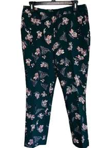 Eliane Rose Emeral Green Floral Trouser Pants Fall