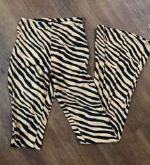 Tall Zebra Bootcut Pants Size 2
