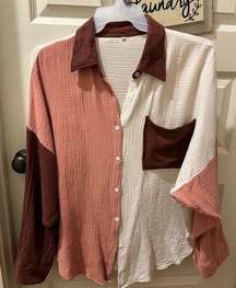 Womens button up shirt