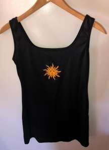 black sunflower dress