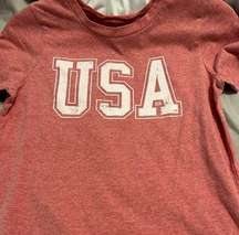 Rustic Red USA tee