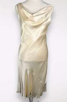x Target Silk Dress Midi Satin Slip Size 6