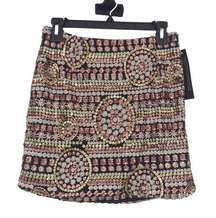 WYLDR KEEP IT TOGETHER SEQUIN MULTI COLORED MINI SKIRT FESTIVAL WMNS SIZE MEDIUM