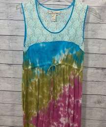 Tie Dye Vintage Havana Dress L