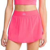 Match Point Tennis Skirt Fluorescent Pink Coral S