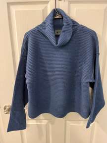 Size Medium Blue Turtleneck Sweater