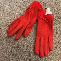 Amazing Super Plush Red Gloves Mittens Winter Gift one size, NWT