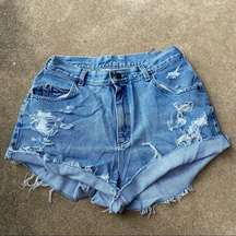 Lee Vintage Distressed Jean Shorts