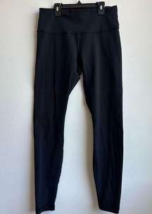 Lululemon Black Wunder Under Full Length Leggings Size 12