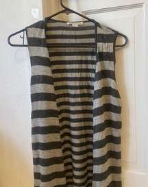 Coldwater Creek Striped flowy knit vest