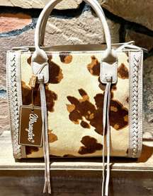 Tote Bag for Women Western Cowhide Purse and Wallet Set