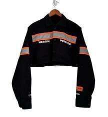 Heron Preston Cropped Reflective Jacket