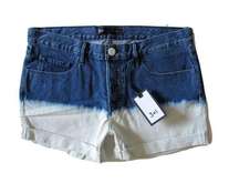 NWT 3x1 NYC W2 Boyfriend Short in Perry Dip Tip Dyed Roll Cuff Shorts 27 $225