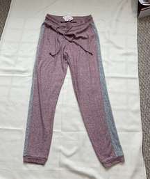 Pink And Gray Joggers